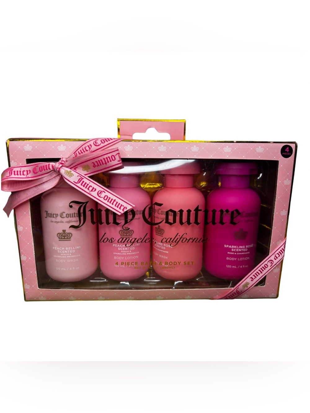 Juicy Couture 4 Piece Bath and Body Set